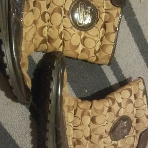 Good Condition little Cleaning Coach Snow Boots